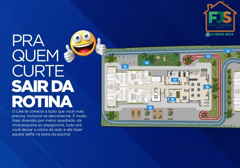 APTO 02 DORM C/ SUITE PROX AO SHOP ORIENTE: 6ª foto da galeria de imagens do imóvel