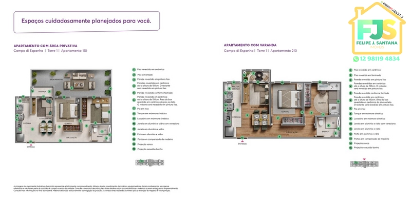 APTO 2 DORM COM O MELHOR PREÇO DA REGIÃO SUL: 13ª foto da galeria de imagens do imóvel