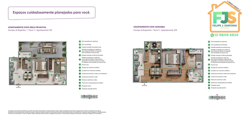 APTO 2 DORM COM O MELHOR PREÇO DA REGIÃO SUL: 21ª foto da galeria de imagens do imóvel