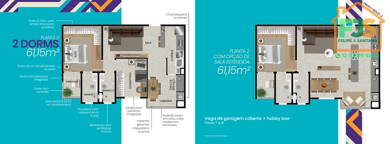 APTO DE 02 DORM C/SUÍTE AO LADO DO CENTERVALE: 21ª foto da galeria de imagens do imóvel