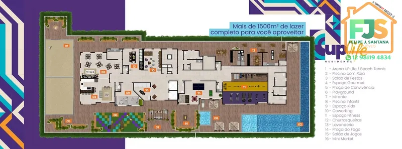 APTO DE 02 DORM C/SUÍTE AO LADO DO CENTERVALE: 56ª foto da galeria de imagens do imóvel