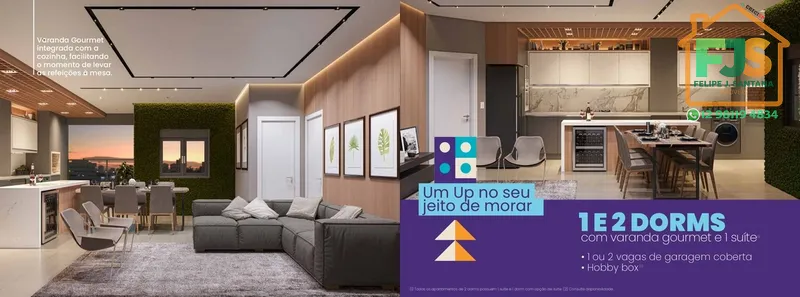 APTO DE 02 DORM C/SUÍTE AO LADO DO CENTERVALE: 43ª foto da galeria de imagens do imóvel