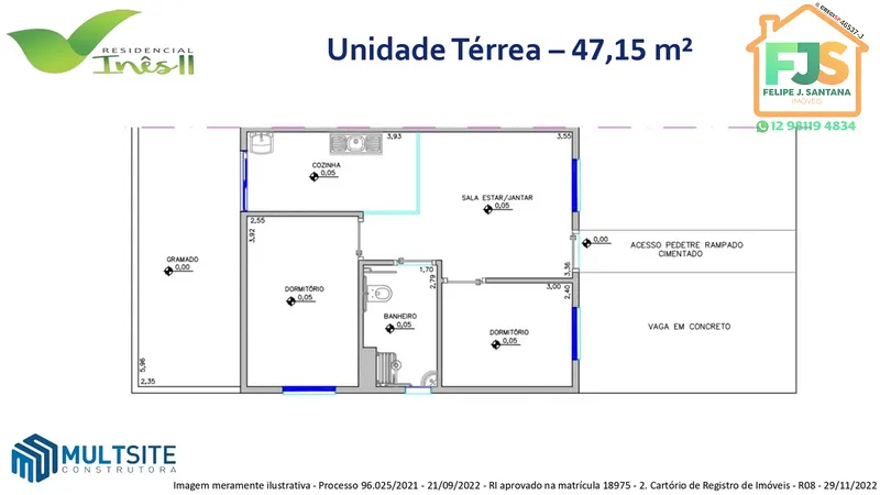 SOBRADO EM CONDOMÍNO FECHADO DE 02 DORM: 45ª foto da galeria de imagens do imóvel