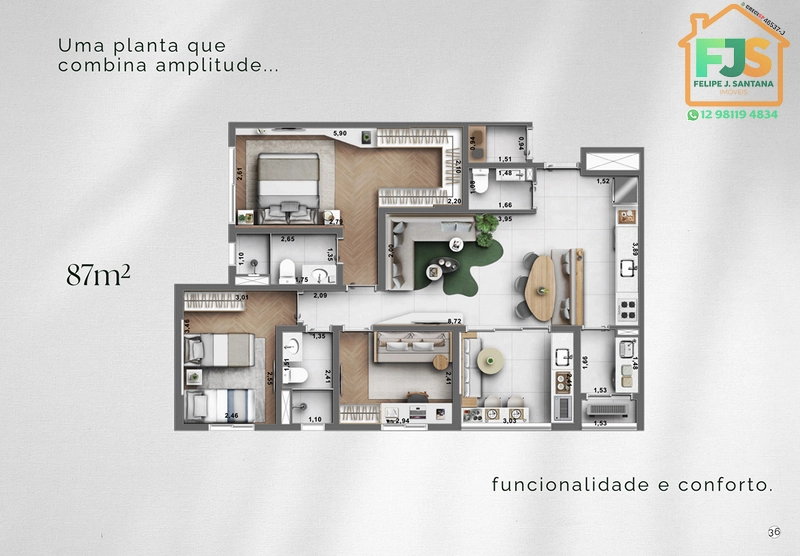 Apartamento na melhor localização do Jardim América: 41ª foto da galeria de imagens do imóvel