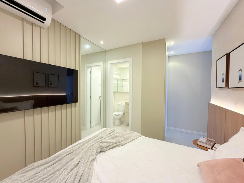 MOBILIADO E DECORADO COM SACADA DE FRENTE.: 27ª foto da galeria de imagens do imóvel