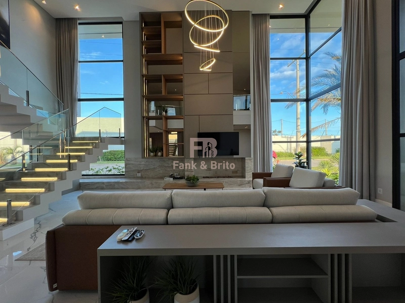 RESIDÊNCIA DE ESQUINA NO CONDOMÍNIO SENSE - LUXO E REQUINTE: 14ª foto da galeria de imagens do imóvel