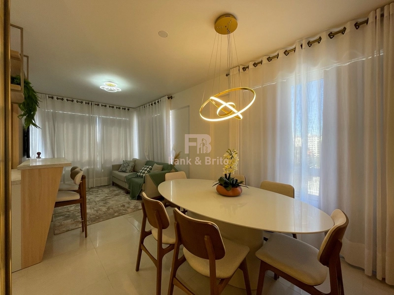 APARTAMENTO MOBILIADO E DECORADO EM PRÉDIO COM INFRAESTRUTURA: 1ª foto da galeria de imagens do imóvel