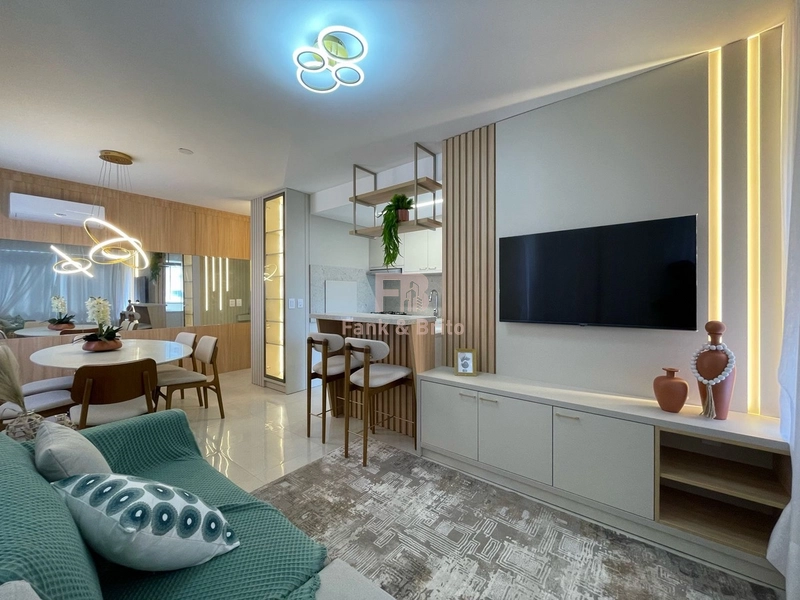 APARTAMENTO MOBILIADO E DECORADO EM PRÉDIO COM INFRAESTRUTURA: 4ª foto da galeria de imagens do imóvel