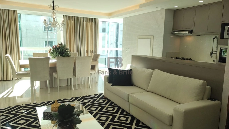 BELO APARTAMENTO FINAMENTE MOBILIADO E DECORADO: 5ª foto da galeria de imagens do imóvel