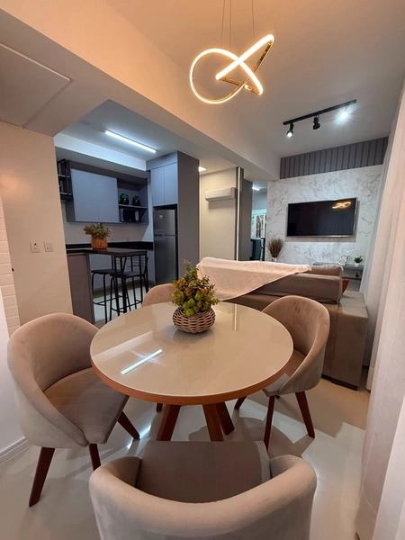 APARTAMENTO UMA QUADRA DO MAR DE FRENTE COM VISTA LIBERADA: 6ª foto da galeria de imagens do imóvel