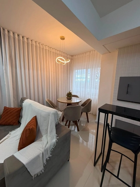 APARTAMENTO UMA QUADRA DO MAR DE FRENTE COM VISTA LIBERADA: 5ª foto da galeria de imagens do imóvel