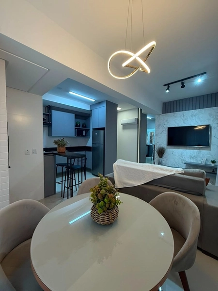 APARTAMENTO UMA QUADRA DO MAR DE FRENTE COM VISTA LIBERADA: 8ª foto da galeria de imagens do imóvel