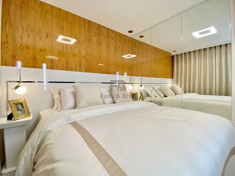 VENDE APARTAMENTO COM SACADA DE FRENTE COM VISTA PARA O MAR E SERRA: 11ª foto da galeria de imagens do imóvel