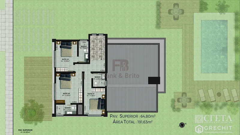 QUINTAS DO LAGO!  BELÍSSIMO SOBRADO JUNTO A ÁREA SOCIAL DO CONDOMÍNIO: 6ª foto da galeria de imagens do imóvel