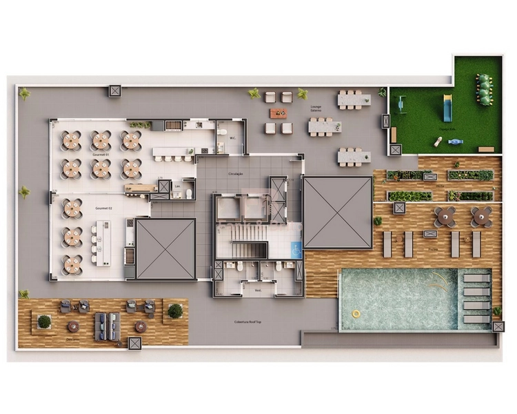 Empreendimento de alto padrão 3 dormitórios com sacada!: 5ª foto da galeria de imagens do imóvel