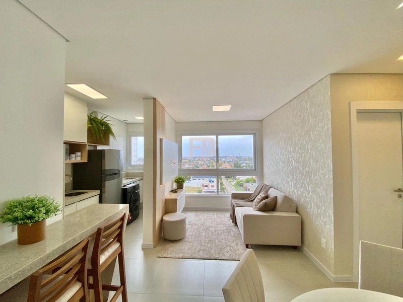 Mobiliado e decorado com  2 dormitorios: 3ª foto da galeria de imagens do imóvel