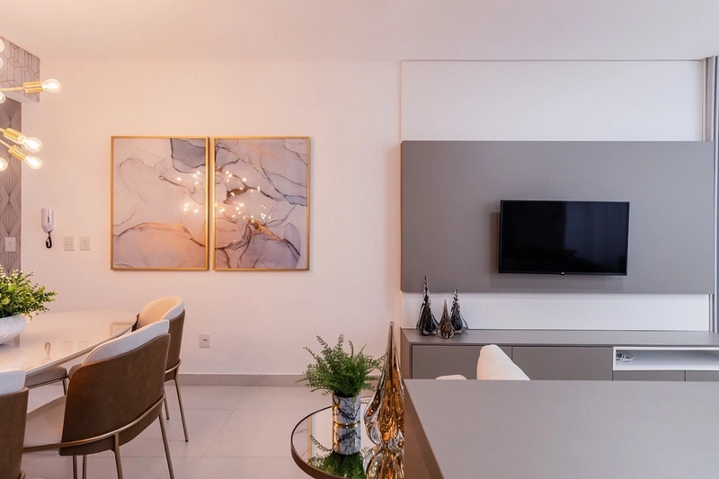 VENDE APARTAMENTO FINAMENTE MOBILIADO E DECORADO EM ZONA NOBRE: 5ª foto da galeria de imagens do imóvel