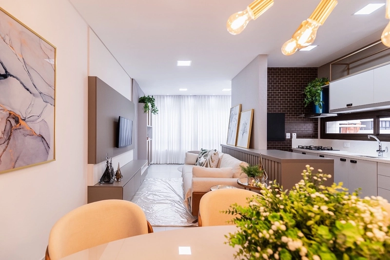 VENDE APARTAMENTO FINAMENTE MOBILIADO E DECORADO EM ZONA NOBRE: 2ª foto da galeria de imagens do imóvel