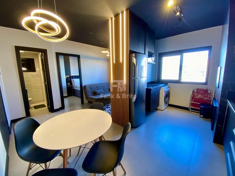 Apartamento mobiliado e decorado a uma quadra do mar: 5ª foto da galeria de imagens do imóvel