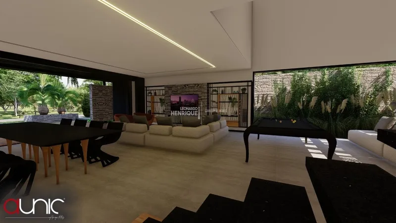 MAGNÍFICO PROJETO DE SOBRADO COM 5 SUÍTES EM CONDOMÍNIO: 12ª foto da galeria de imagens do imóvel