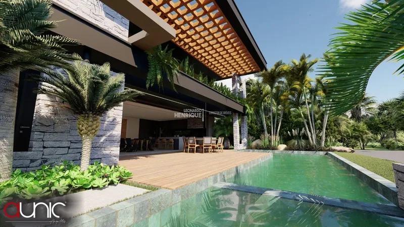 MAGNÍFICO PROJETO DE SOBRADO COM 5 SUÍTES EM CONDOMÍNIO: 9ª foto da galeria de imagens do imóvel