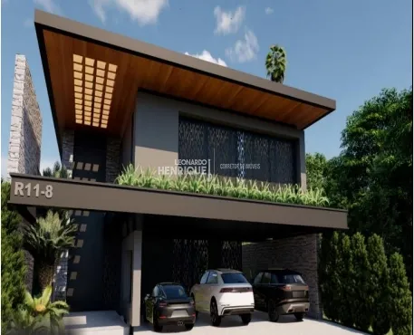 MAGNÍFICO PROJETO DE SOBRADO COM 5 SUÍTES EM CONDOMÍNIO: 16ª foto da galeria de imagens do imóvel