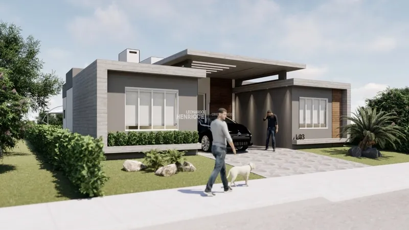 BELISSÍMA RESIDÊNCIA COM 4 SUÍTES EM CONDOMÍNIO DE LUXO: 5ª foto da galeria de imagens do imóvel