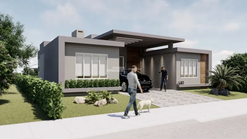 BELISSÍMA RESIDÊNCIA COM 4 SUÍTES EM CONDOMÍNIO DE LUXO: 4ª foto da galeria de imagens do imóvel