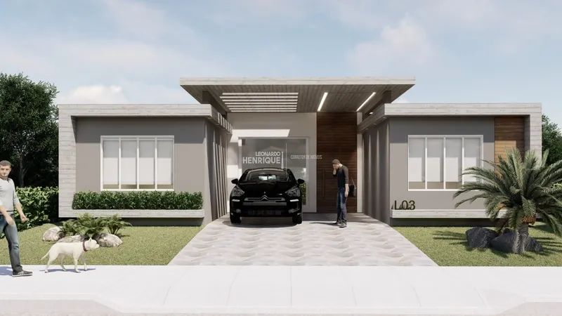 BELISSÍMA RESIDÊNCIA COM 4 SUÍTES EM CONDOMÍNIO DE LUXO: 3ª foto da galeria de imagens do imóvel