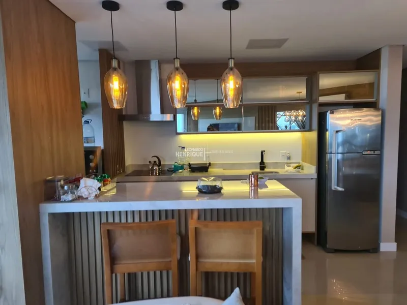 APARTAMENTO COM 4 SUÍTES, MOBILIADO E DECORADO, COM VISTA MAR!: 4ª foto da galeria de imagens do imóvel