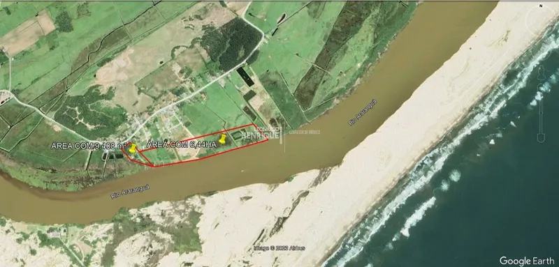 ÓTIMA ÁREA , BEIRA DO RIO ARARANGUA: 3ª foto da galeria de imagens do imóvel