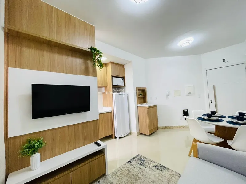 lindo apartamento mobiliado e decorado predio com infraestrutura: 2ª foto da galeria de imagens do imóvel