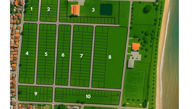 Terreno a 150m da praia em Tijucas: 4ª foto da galeria de imagens do imóvel