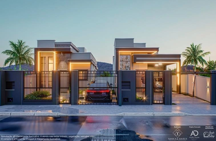 Linda casa com 2 dormitórios sendo 1 suíte e 2 vagas de garagem: 2ª foto da galeria de imagens do imóvel