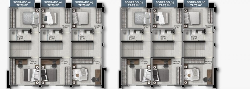 Lindo sobrado com 2 quartos no Joáia: 11ª foto da galeria de imagens do imóvel