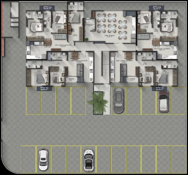 MCMV - 2 Dormitórios sendo 1 suíte - Tijucas: 9ª foto da galeria de imagens do imóvel