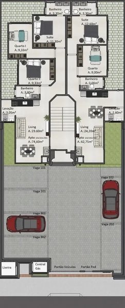  Apartamento de 3 dormitórios, no Bairro Areias.: 11ª foto da galeria de imagens do imóvel