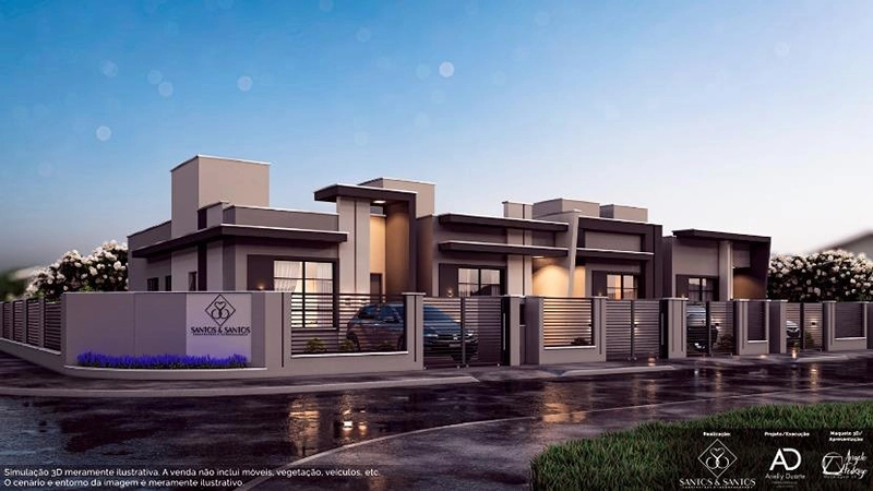 SANTOS CX - Casa com 2 dormitórios - Minha casa Minha vida: 1ª foto da galeria de imagens do imóvel