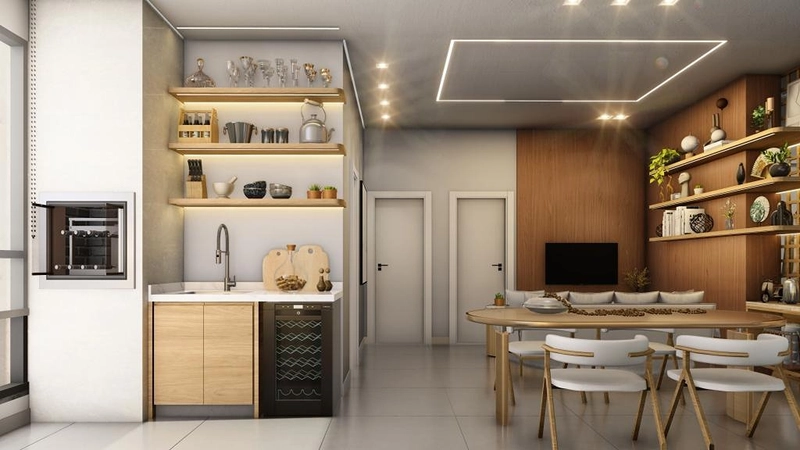 Melhor apartamento do Bosque da Mata - 2 dormitórios sendo 1 suíte - 75 m²: 10ª foto da galeria de imagens do imóvel