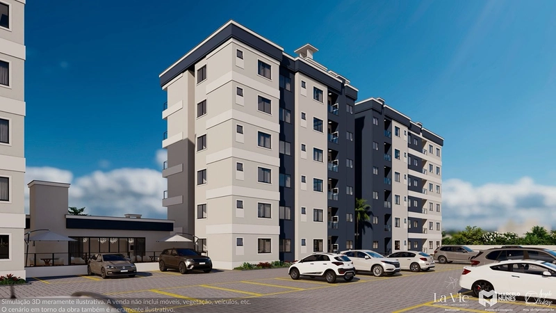 MCMV - 2 Dormitórios sendo 1 suíte - Tijucas: 3ª foto da galeria de imagens do imóvel