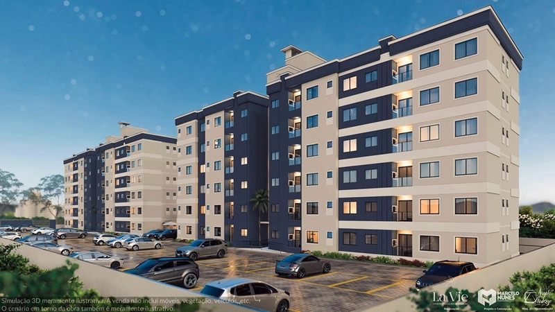 MCMV - 2 Dormitórios sendo 1 suíte - Tijucas: 4ª foto da galeria de imagens do imóvel