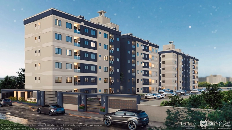 MCMV - 2 Dormitórios sendo 1 suíte - Tijucas: 2ª foto da galeria de imagens do imóvel