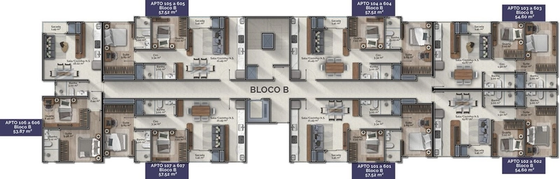 MCMV - 2 Dormitórios sendo 1 suíte - Tijucas: 9ª foto da galeria de imagens do imóvel