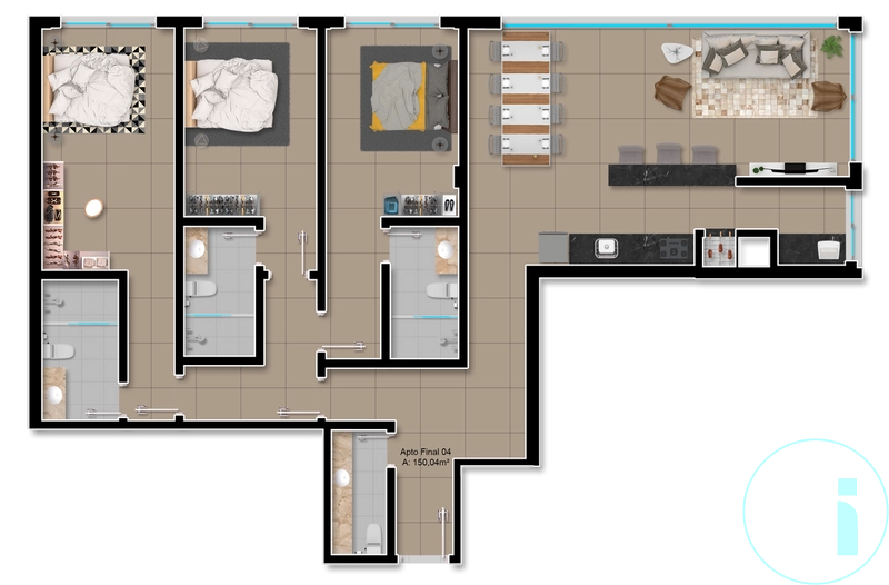 Apartamento à venda com infraestrutura completa no Bairro Navegantes!: 11ª foto da galeria de imagens do imóvel