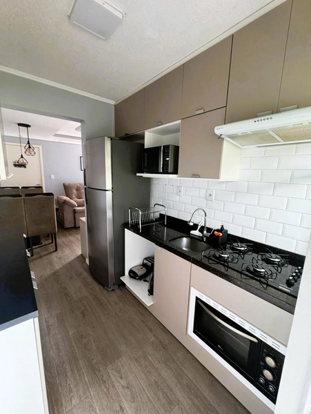 Apto 2D e sacada com churrasqueira em Esteio.: 3ª foto da galeria de imagens do imóvel