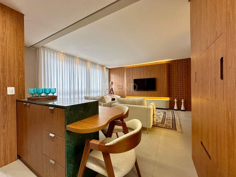 Apartamento mobiliado e decorado com terraço: 4ª foto da galeria de imagens do imóvel