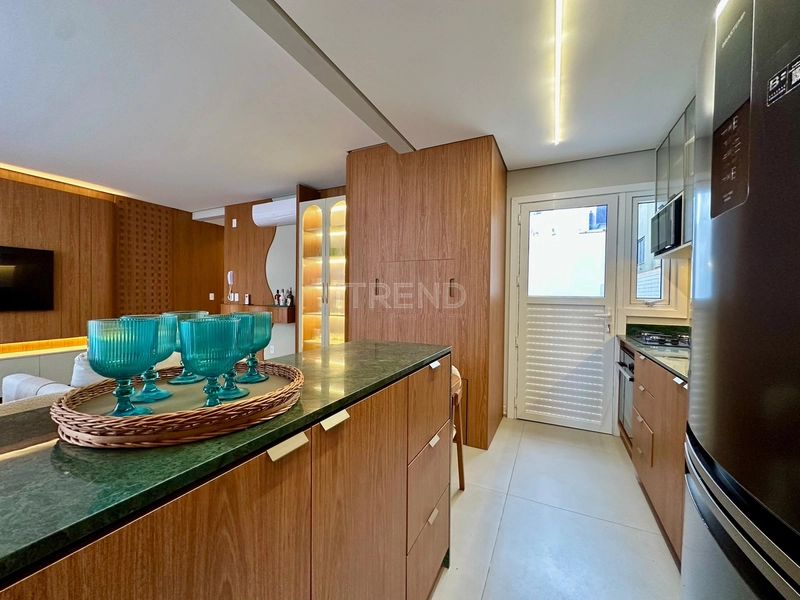 Apartamento mobiliado e decorado com terraço: 12ª foto da galeria de imagens do imóvel
