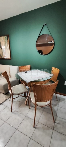 Apartamento mobiliado e decorado com sacada de frente: 14ª foto da galeria de imagens do imóvel