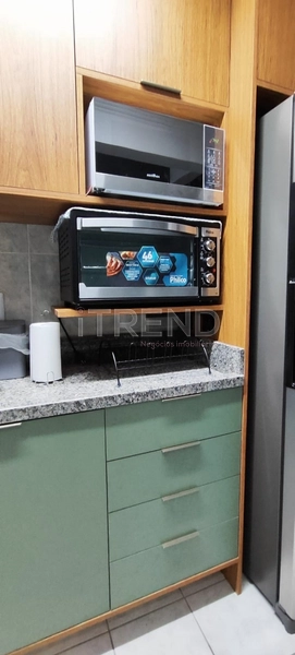 Apartamento mobiliado e decorado com sacada de frente: 8ª foto da galeria de imagens do imóvel