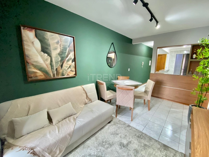 Apartamento mobiliado e decorado com sacada de frente: 11ª foto da galeria de imagens do imóvel